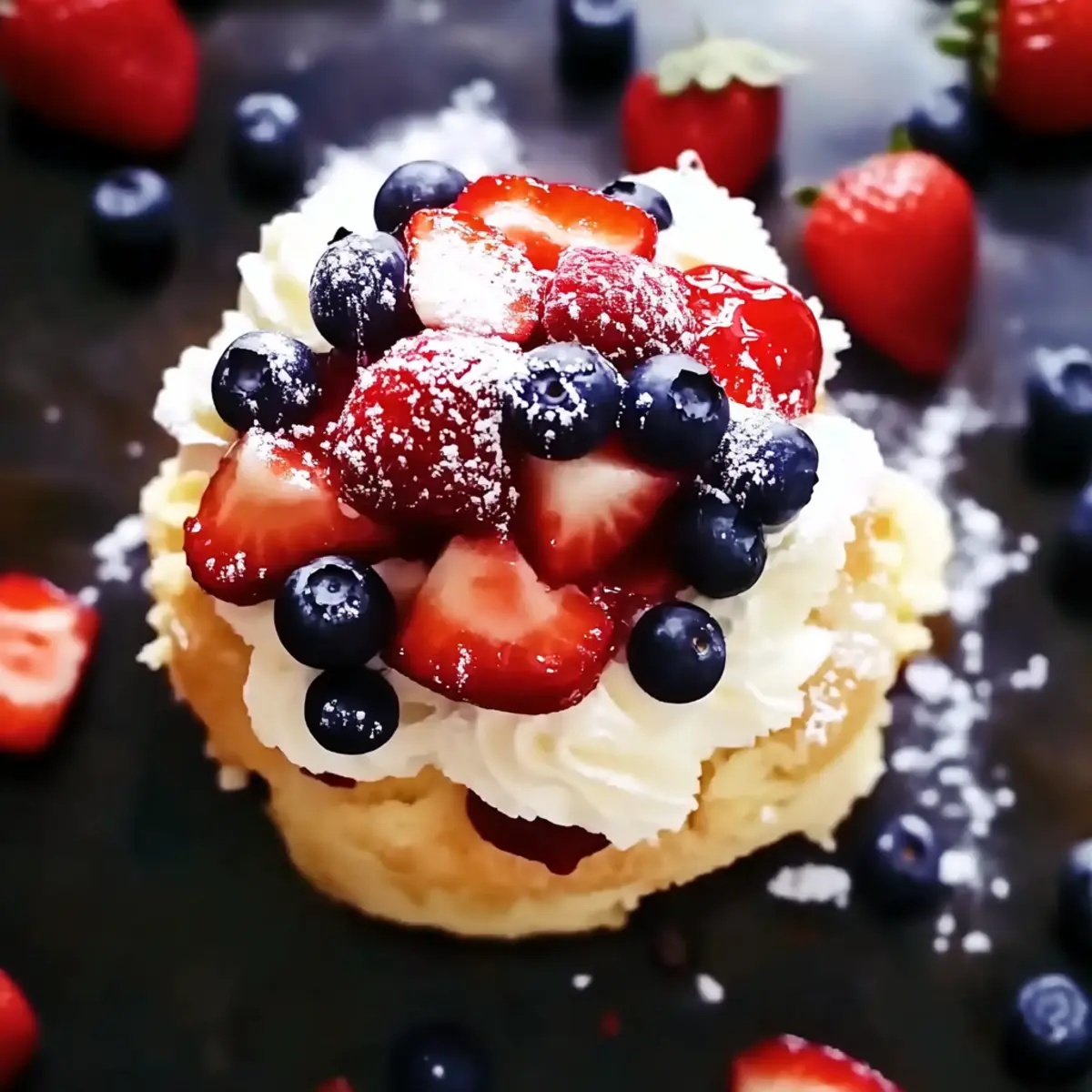 Star-Spangled Berry Shortcake