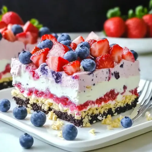 Berry Dessert Lasagna