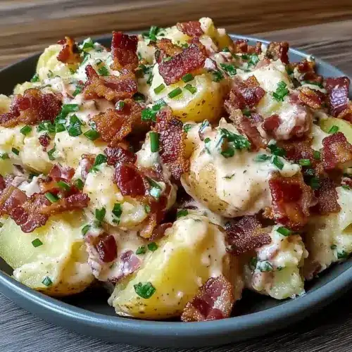 4th of July Smashed Potato Salad