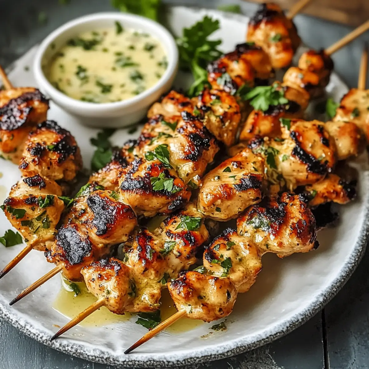 Cowboy Butter Chicken Skewers
