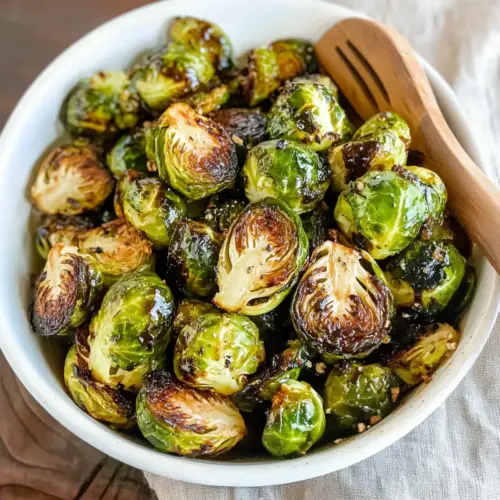 Ninja Grilled Balsamic Brussels Sprouts