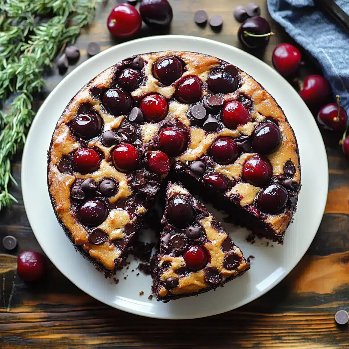 Chocolate Cherry Cake