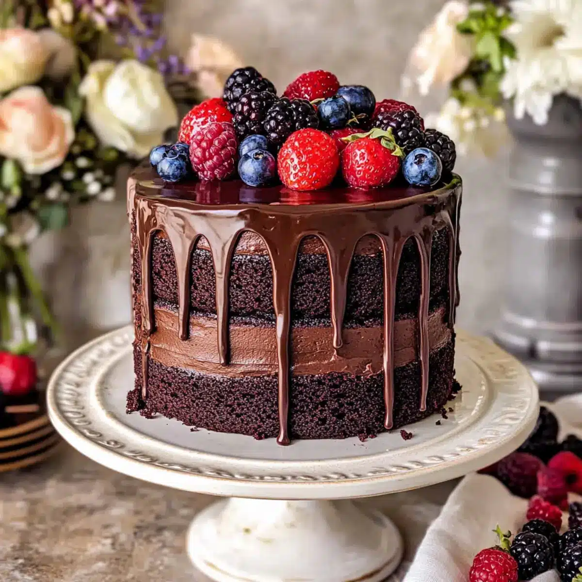 Chocolate Berry Cake