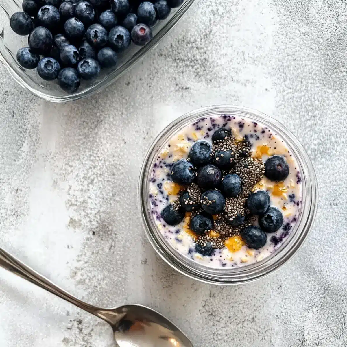 5-Minute Blueberry Overnight Oats