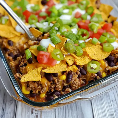 Walking Taco Casserole