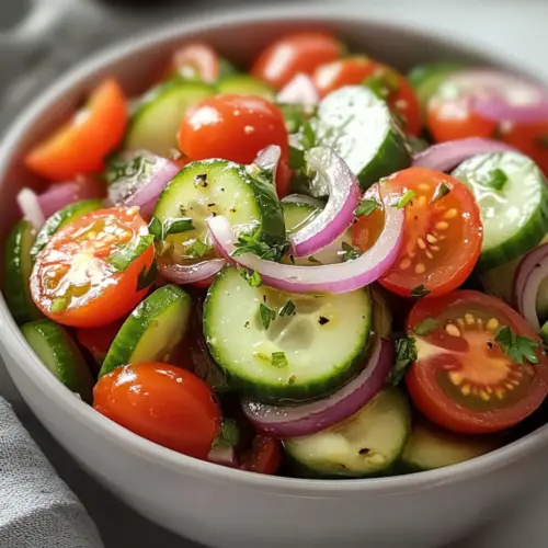 Cucumber Tomato Salad