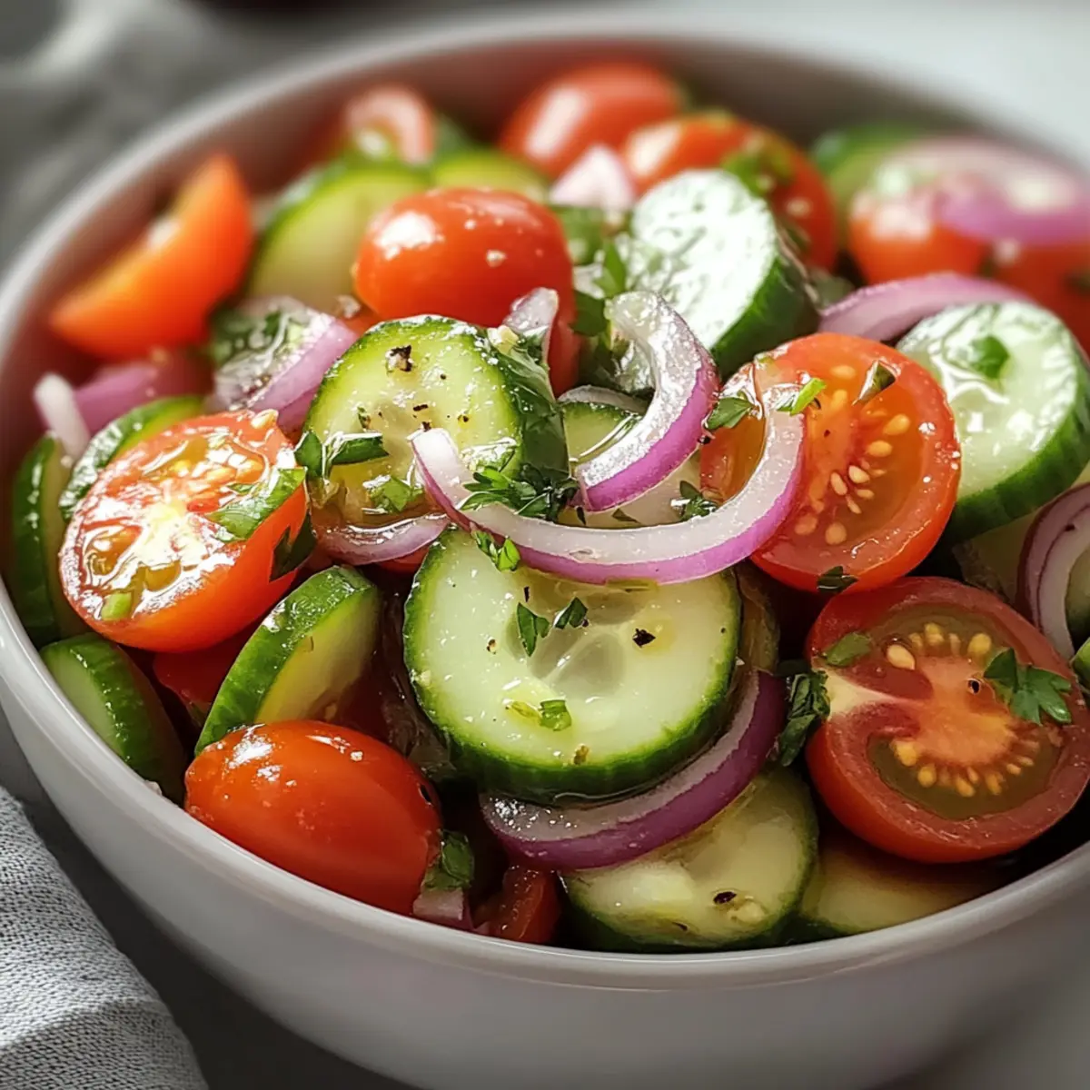 Cucumber Tomato Salad