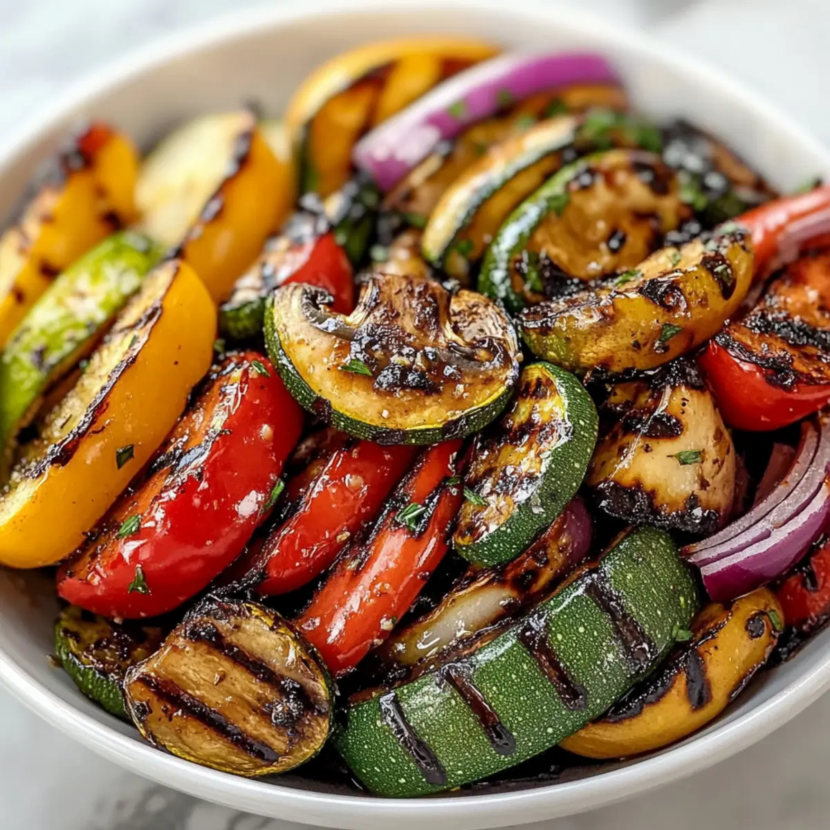 Grilled Veggies with Marinade